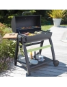 Barbecue charbon Tonino 70 - Ventilation et combustion réglables - Noir - COOK IN GARDEN