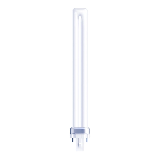 ampoule basse consommation 11 w 2 broches pl-s g23 6500 k 840 lm, lumière froide 235 x 24,5 mm.