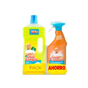 pack don limpio citron 1300 ml + pistolet de cuisine 720 ml