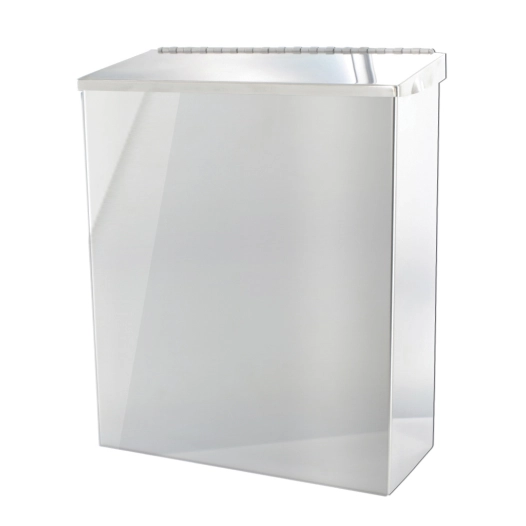 poubelle murale acier