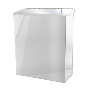 poubelle murale acier