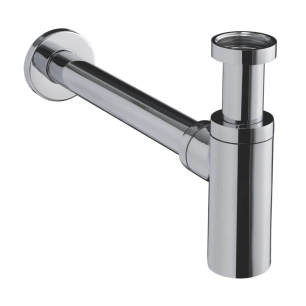 siphon chrome pour lavabo