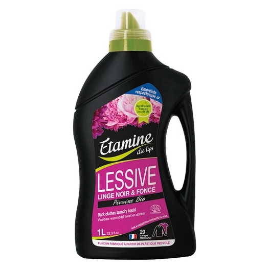 8 linge noir et fonce pivoine 1 l - etamine du lys