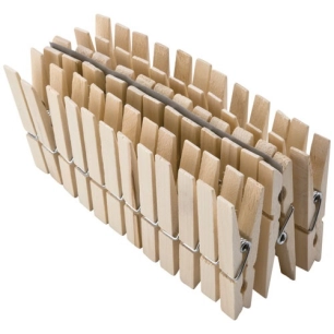pince linge bois sachet de 36 75x9 - mondex