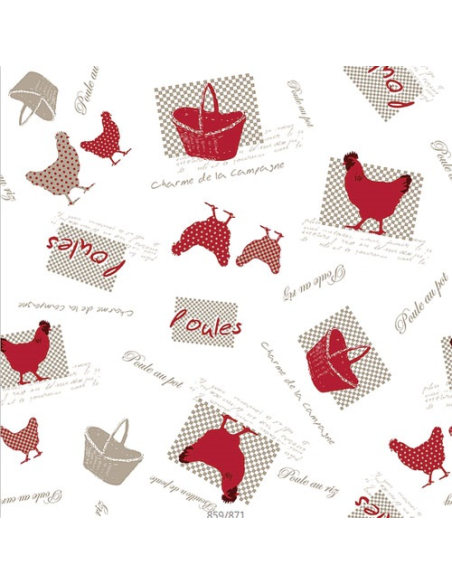 nappe roueau noblessa contact intisse chickenfarm 20mx140cm - noblessa