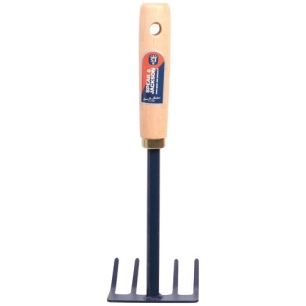 rateau à fleurs 29cm manche bois - spear & jackson