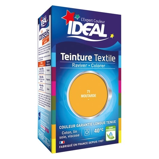teinture liquide grand teint - 40 ml - moutarde - ideal