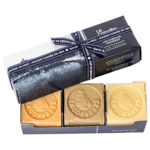 coffret cadeau les cubes de provence 300gr - la corvette