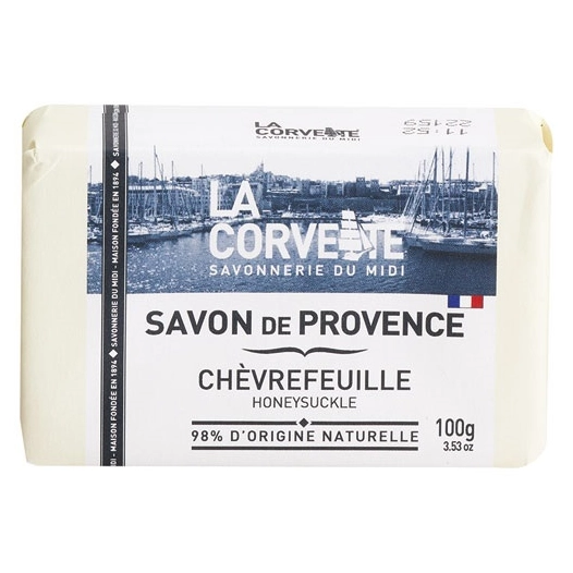 savon de provence chevrefeuille 100g - la corvette
