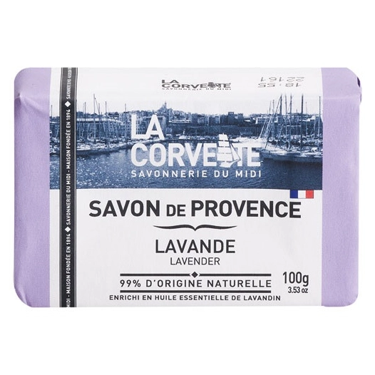 savon de provence lavande 100g - la corvette