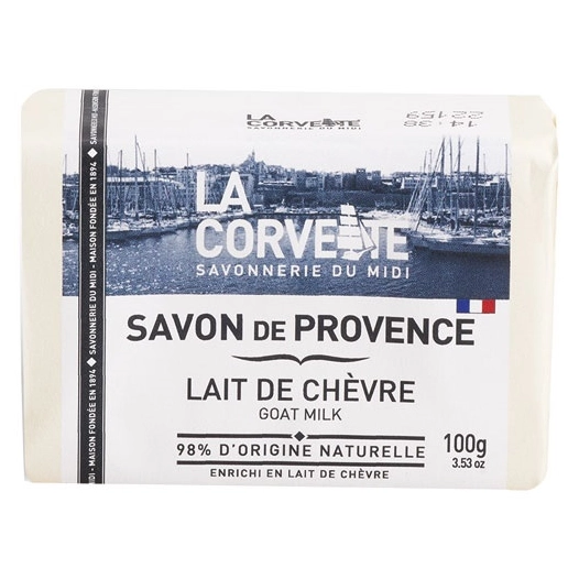 savon de provence lait de chevre 100g - la corvette