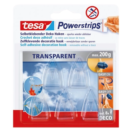 crochet adh.x5 déco +8 pastilles 58900-00013-00 - tesa