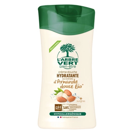 arbre vert creme douche amande douce bio 250ml - arbre vert bien etre