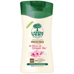 arbre vert creme douche fleur de cerisier bio 250ml - arbre vert bien etre