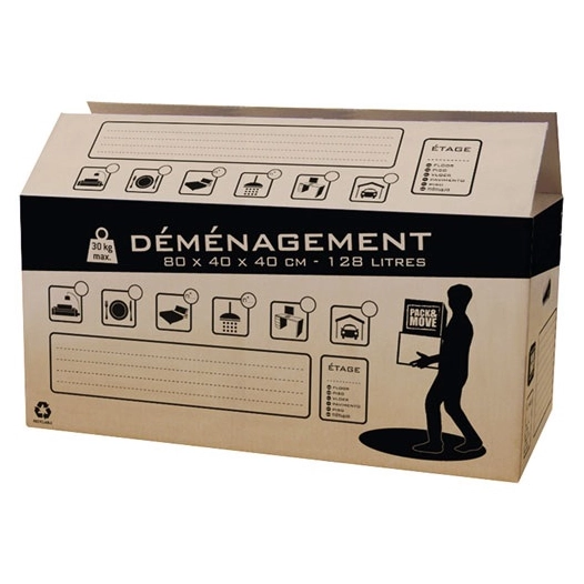 carton déménagement 128l - pack & move