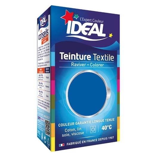 teinture liquide pour coton - 40 ml - bleu roi 06 - ideal