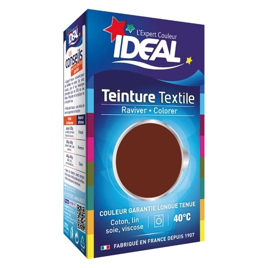 teinture liquide pour coton - 40 ml - chocolat 10 - ideal
