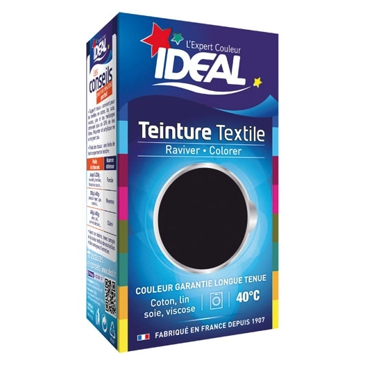 teinture liquide pour coton - 40 ml - noir 13 - ideal