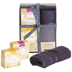 coffret bain douceur bio - cosmos organic - la corvette