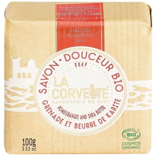 savon douceur bio karite grenade 100g kraft - la corvette