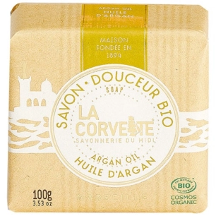 savon douceur bio huile d'argan 100g - la corvette