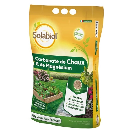 carbonate de chaux et magnésium 10kg - solabiol