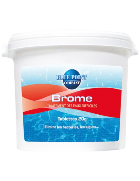 Brome Pastilles 20g Désinfectant piscine sans chlore - BLUE POINT COMPANY