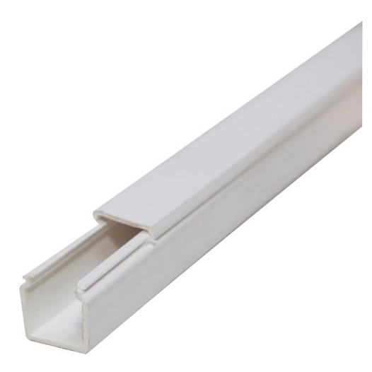 moulure câble 30x10 blanche 2m - electraline