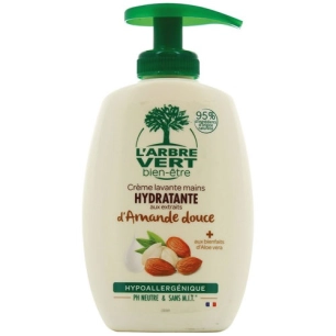 arbre vert creme lavante main amande bio pompe 300ml - arbre vert bien etre