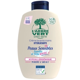arbre vert creme lavante main peaux sensibles bio pompe 300 - arbre vert bien etre