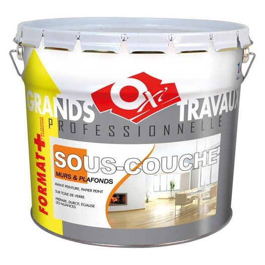 sous couche professionnelle 10l+20% blanc - oxi