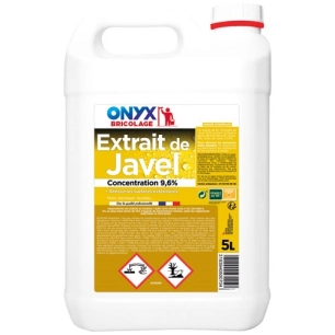 Extrait de javel 9.6% - 5 litres - onyx