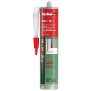 mastic colle multi-usage ms blanc 290 ml - fischer