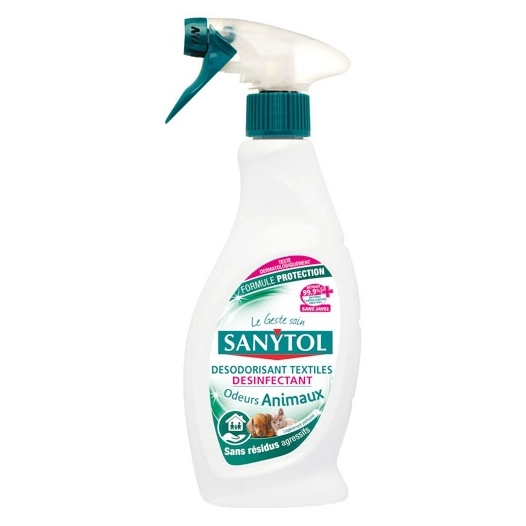 desodorisant desinfectant textile animaux 500ml sanytol - sanytol