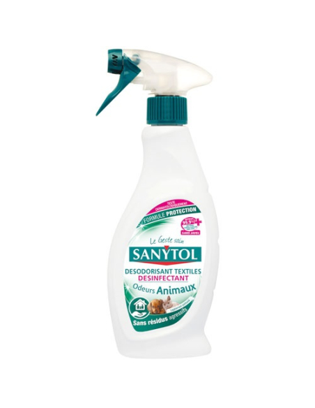 desodorisant desinfectant textile animaux 500ml sanytol - sanytol