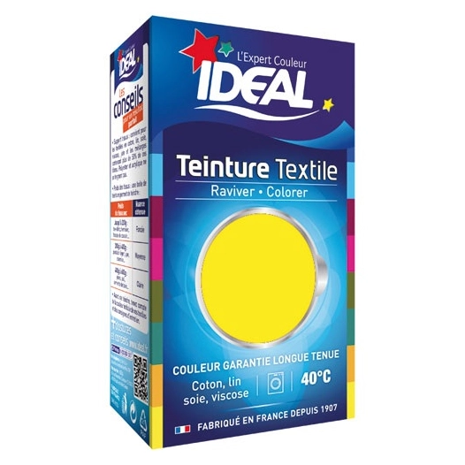 teinture liquide pour coton - 40 ml - citron 02 - ideal