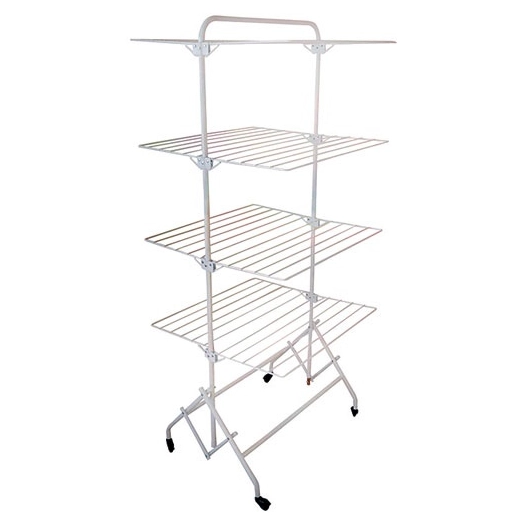 séchoir 4 hauteurs 32 m pied télescopique - faverge