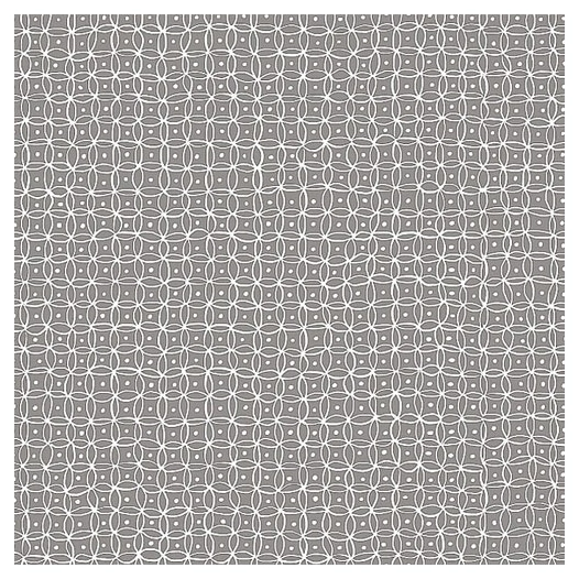 nappe ronde manhattan namika gris 150cm - d-c-table