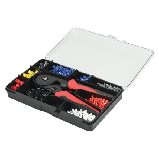 kit 1200 cosses cylindiques et pince à sertir - electraline