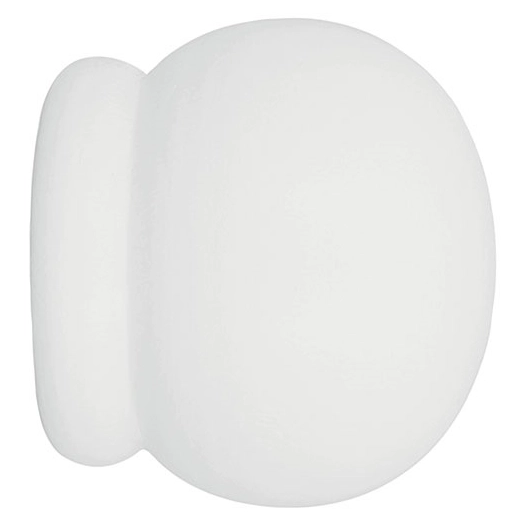 embout bois anglais ø28mm à visser laqué blanc x2 - mobois