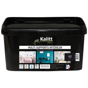 kalitt multi supports satin noir 2.5l - kalitt deco
