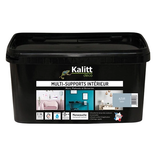 kalitt multi supports satin azur 2.5l - kalitt deco