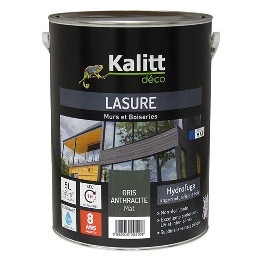 kalitt lasure 8ans les modernes gris anthracite acrylique m - kalitt deco