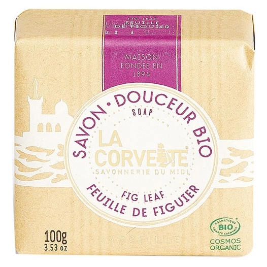 savon douceur bio feuille de figuier 100g - la corvette