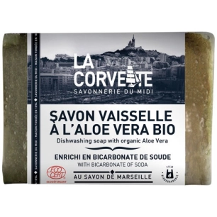 savon vaisselle à l'aloe vera bio 200 g - la corvette