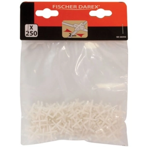 croisillons plastique 2 mm sachet x 250 - fischer darex