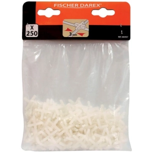 croisillons plastique 3 mm sachet x 250 - fischer darex