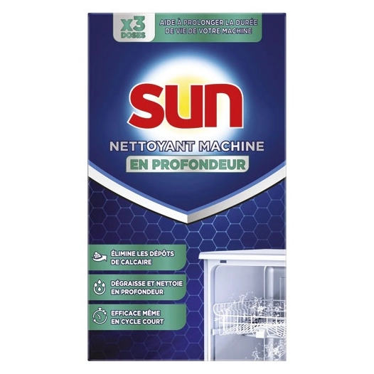 sun nettoyant lave vaisselle 3 doses - sun