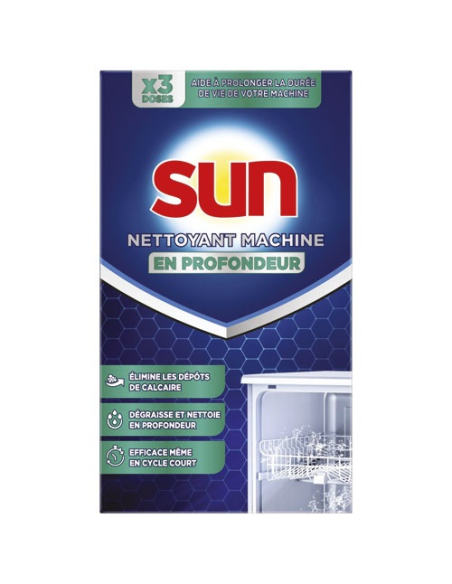 sun nettoyant lave vaisselle 3 doses - sun