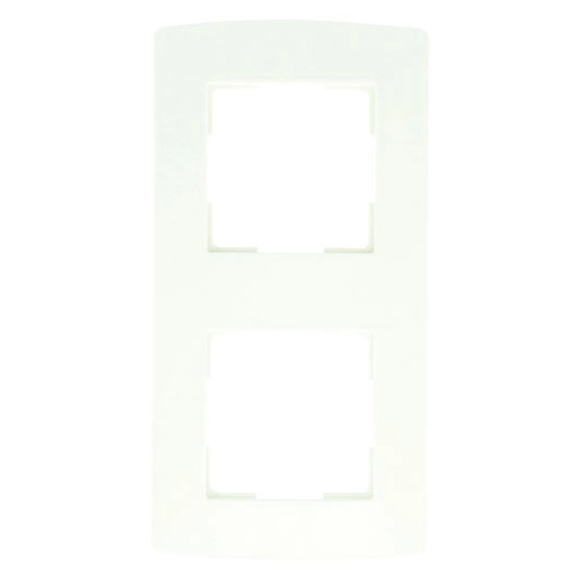 plaque 2p blanche - profile